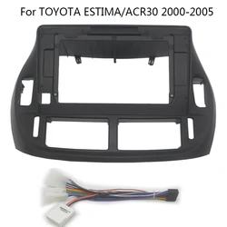 2 Din Autoradio Fascia Voor Toyota Estima/ACR30 2000-2005 Auto Stereo Audio Speler Dvd Panel Dash kit Frame Center Console Houder