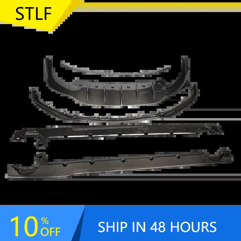 

Deren High Quality For The 18 Continental GT W12 Carbon Fiber BodyKit Front Bumper Lip Side Skirts Rear Diffuser Spoiler