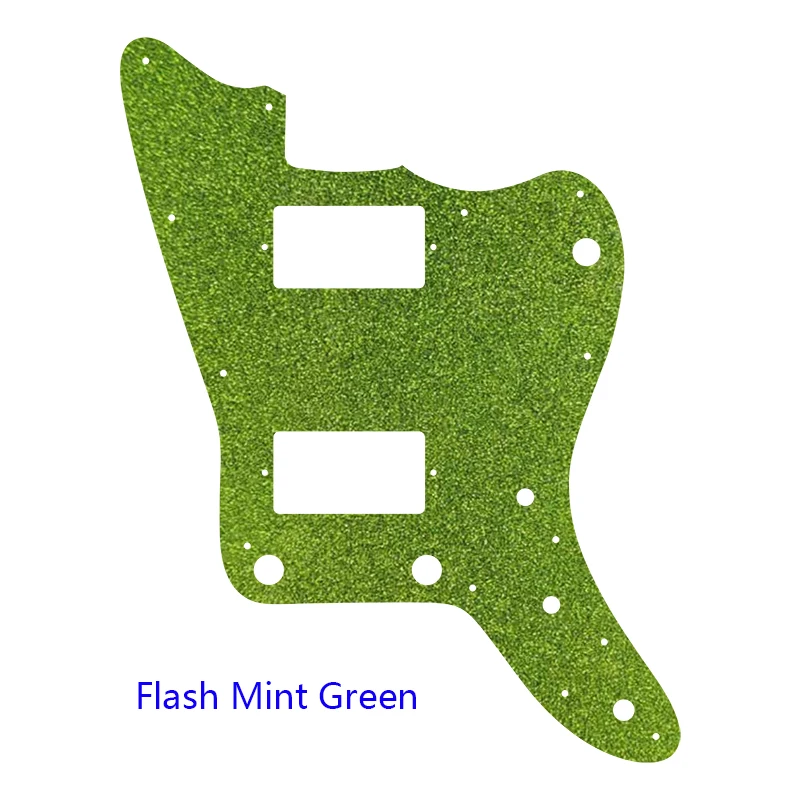 Feiman Customizeiont Pickguard - For MIJ Jazzmaster Guitar Pickguard With PAF Humbucker NO Upper Horn Holes Flame Pattern