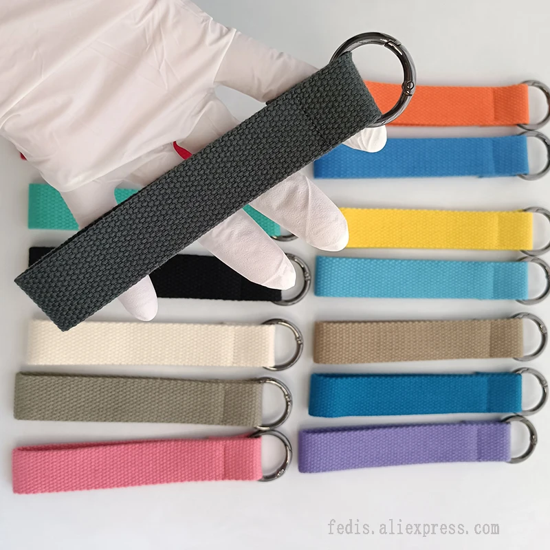 2.5x15cm Korea Fabric Strap Name Tag Luggage Ribbon for DIY Iron On Patch Keychain Phone Personalized Key Chain Bacpack Strap