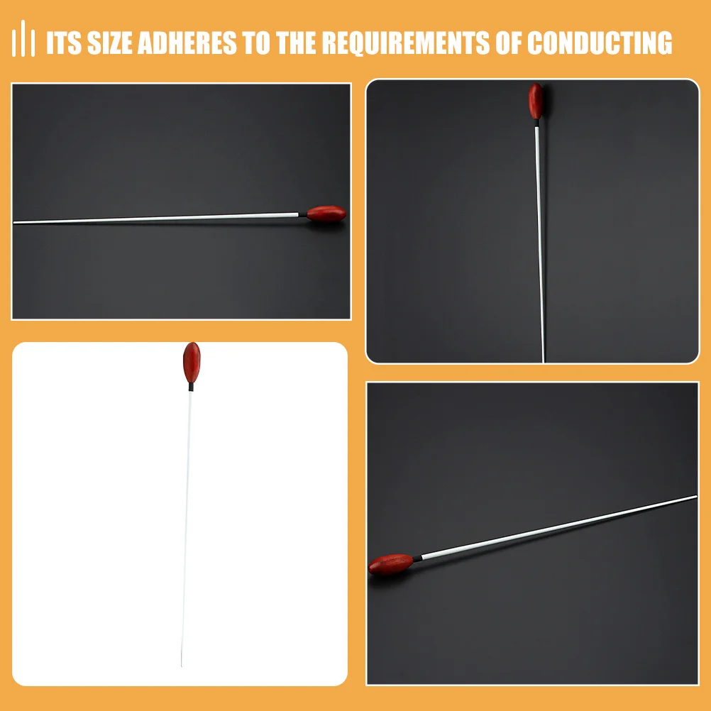 عصا توصيل خشب الورد لأداء موسيقى الأوركسترا، عصا إيقاع خشبية للمناسبات الرياضية للرقص والحفلات الموسيقية