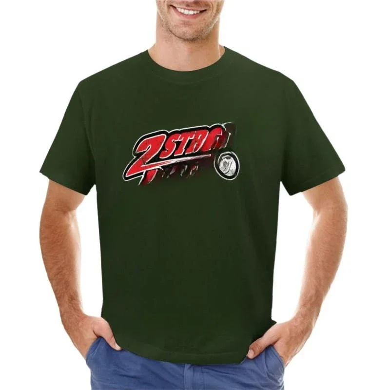 Stroke Forever Motocross Enduro Dirtbike T-Shirt sweat shirt mens t shirts pack man cotton crewneck 2 Short Sleeve heavyweight