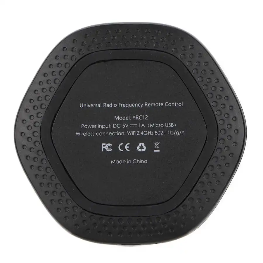 YRC12 Smart Home Universal Remote Controller RF IR Remote Controller for Smart Home TVs Fans DVD Smart Home IR Remote Control