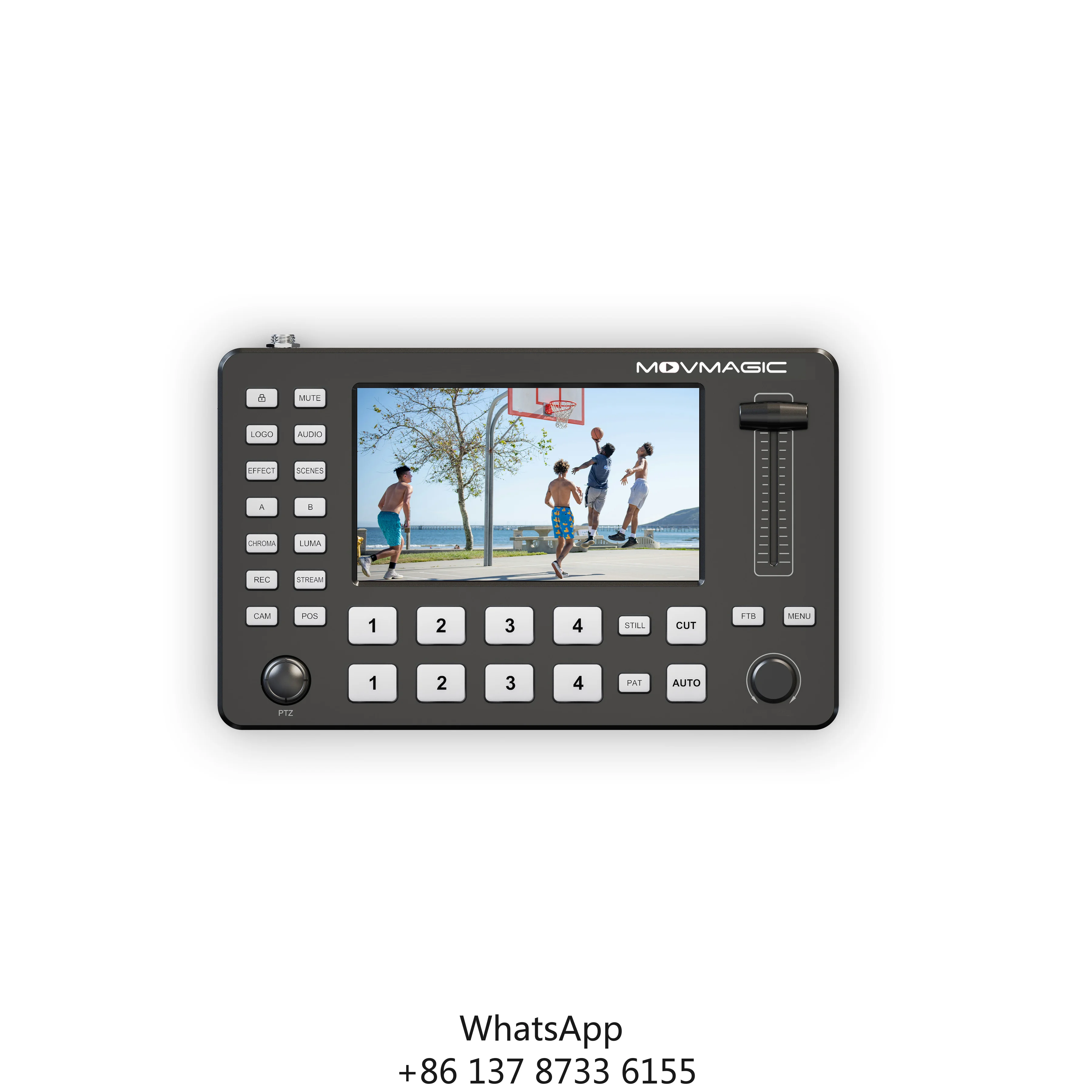 Movmagic M1 4 Channels Video Streaming Switcher Video Vmix&OBS Switcher Live Stream Mixer Video Switcher For Live And Broadcast