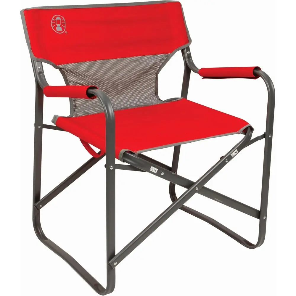 

Outpost Breeze olding Camping Chair with Cooling Mesh Back, Portable Outdoor Chair Supports up to 300lbs