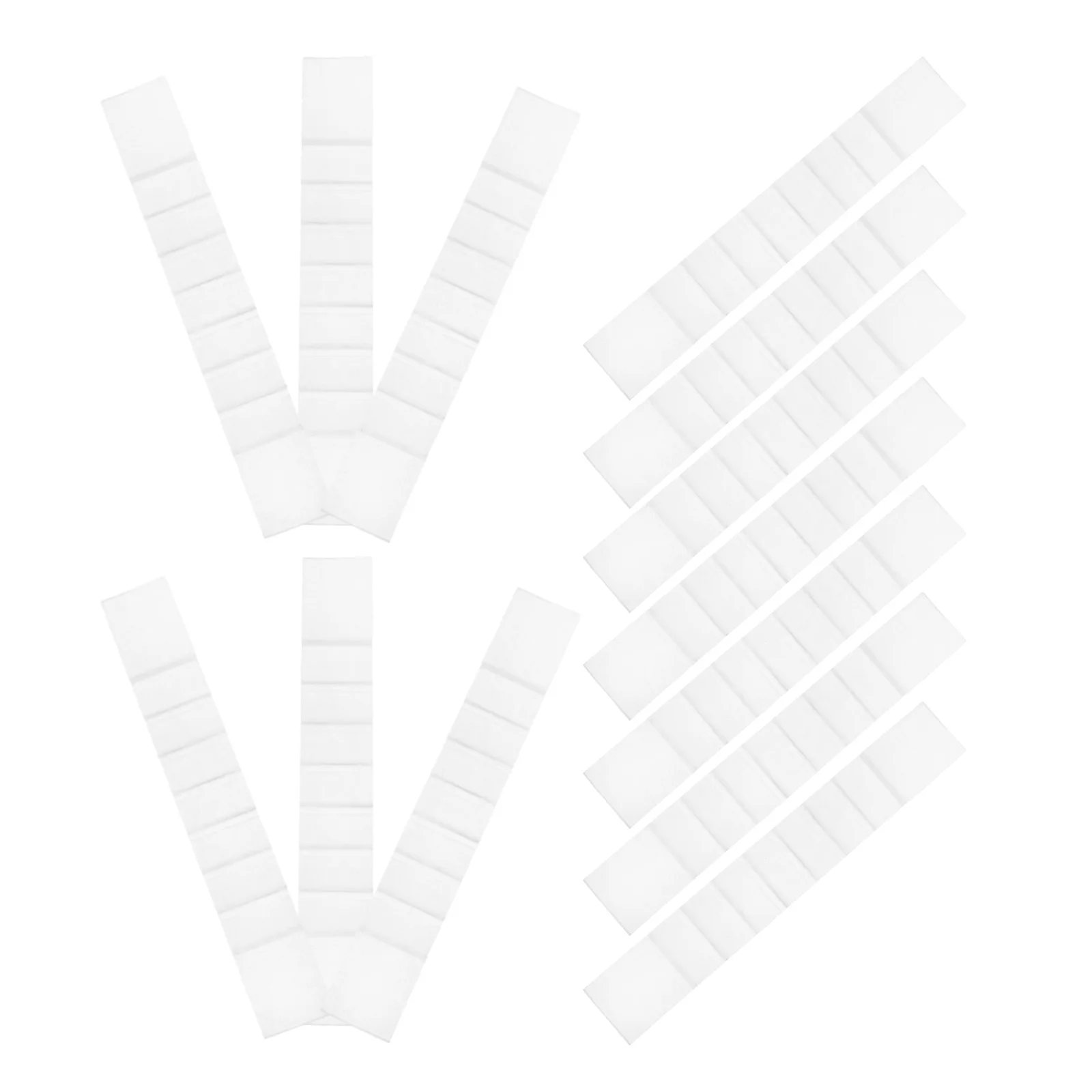 

50pcs Non-slip Hanger Strips 1.0 Wide Silicone Grip Anti-skid Clothes Straps Wardrobe Hanger Parts