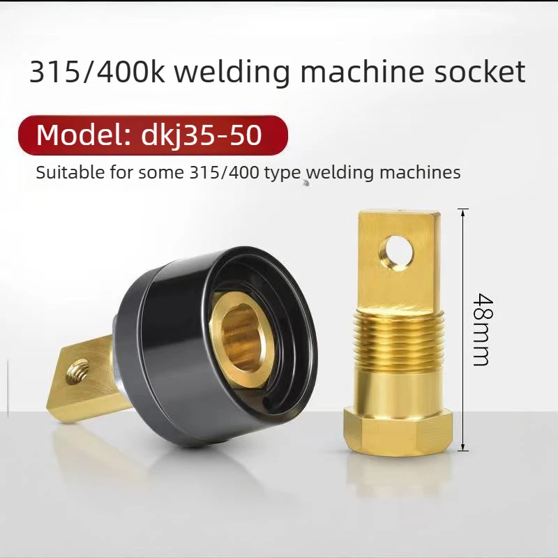 Welding Machine Plate Type Front & Rear Plugs 315/400A Motor Socket Quick Connector Welding Output Connector