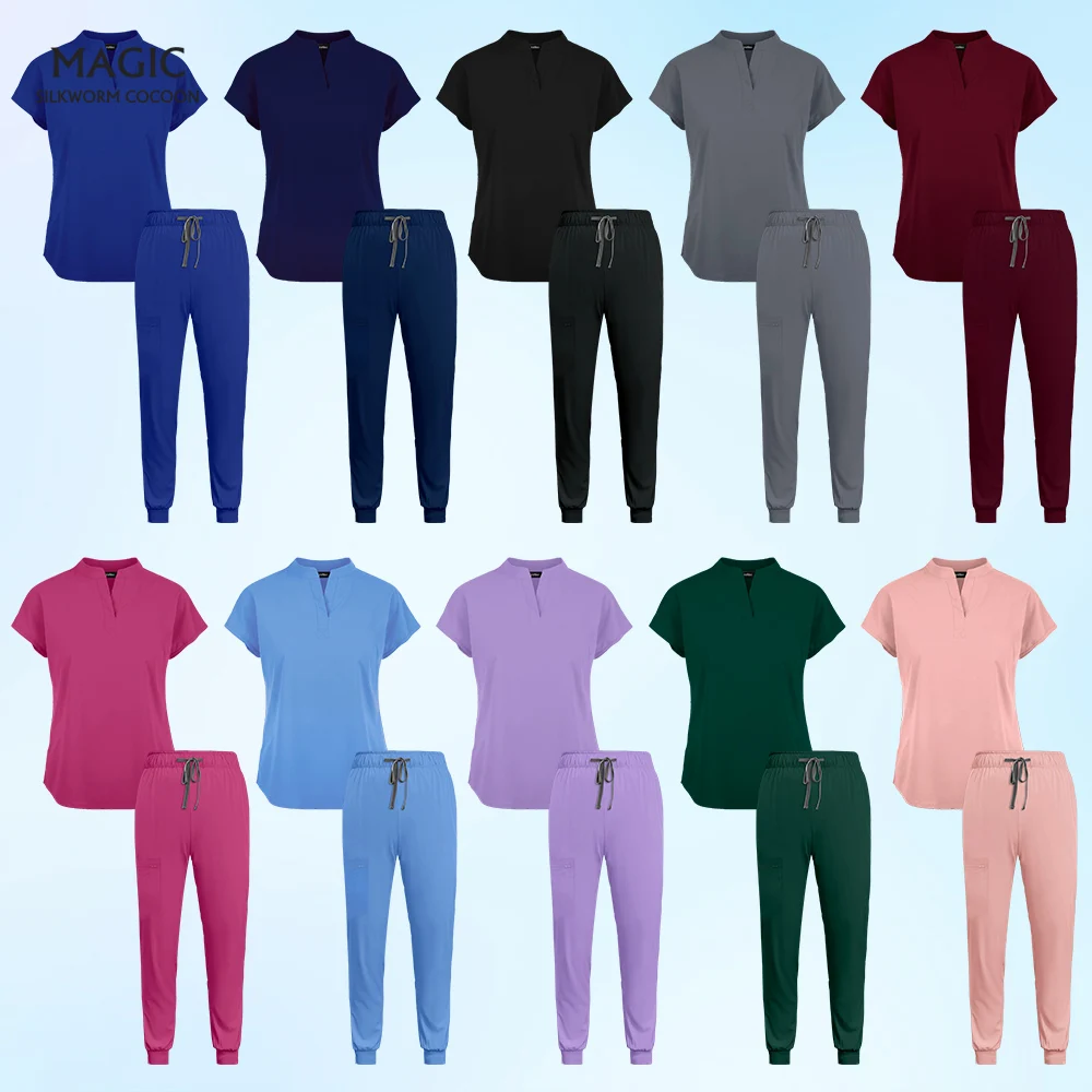 

Набор скрабов для стоматолога, аксессуары для врачей и медсестер, быстросохнущая рабочая форма, больница, салон красоты, спа, спецодежда, скрабы для ухода за домашними животными, одежда