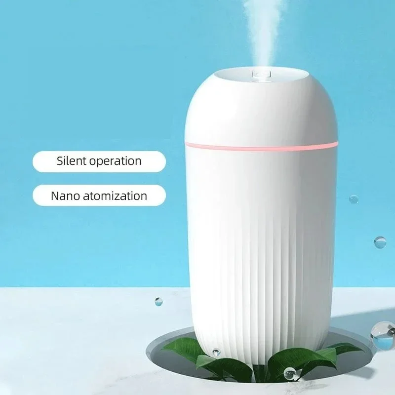 USB Silent Air Humidifier Night Light Aroma Diffuser - 400ML Continuous/Intermittent Spray Car Purifier Mist Maker Difusor ml