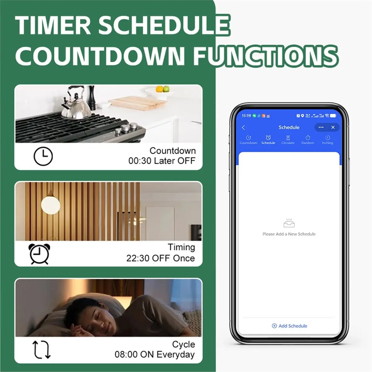 Dynamic IH-S09 Tuya 1CH WiFi Smart Switch Module 16A AC100-240V Works Smart Life for Alexa for Google with Voice Control