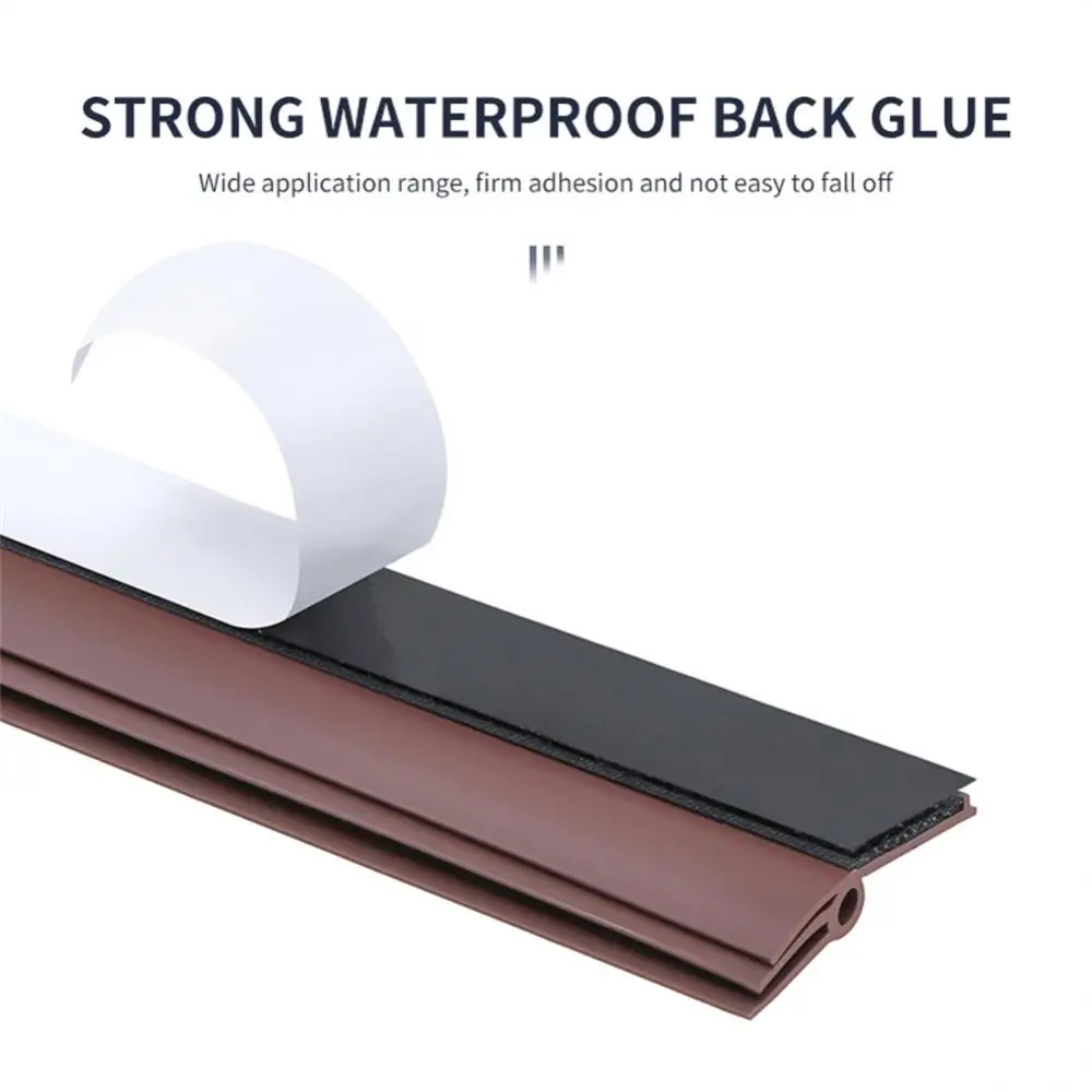 Door Sealing Strip Self-adhesive Detachable Pvc 93cm Home Appliance Door Draft Stoppers Soundproof Weatherstrip Home Decor