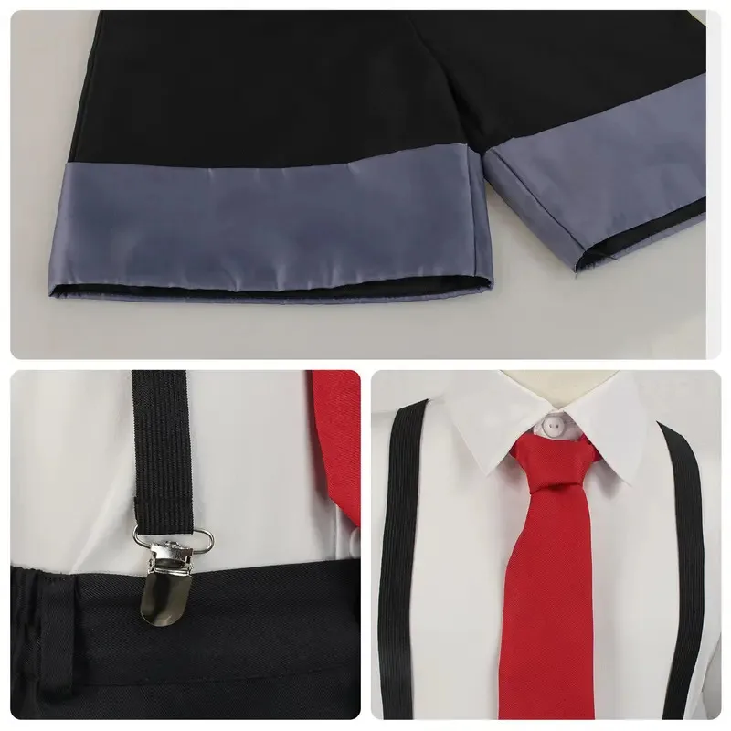 

CyAnime Manga Undead Unluck Cosplay Andy Fuuko Izumo Untruth Unfeel Phil Cosplay Costume Jacket Shirt Hat Wig Uniform Outfit Par