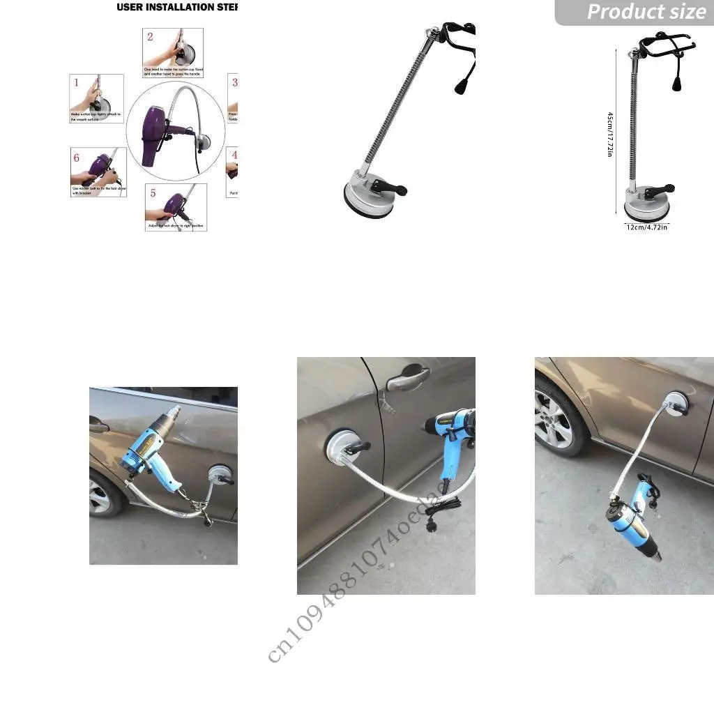 Universal Heat Guns Stand For Car Work 360 Degree Rotating Heavy Duty Support