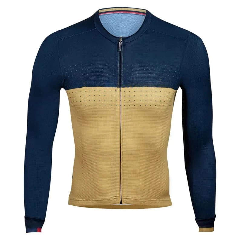Men Cycling Long Sleeve Thin Breathable Sun Protection Jersey Maillot Ciclismo Hombre Mtb Bike Top