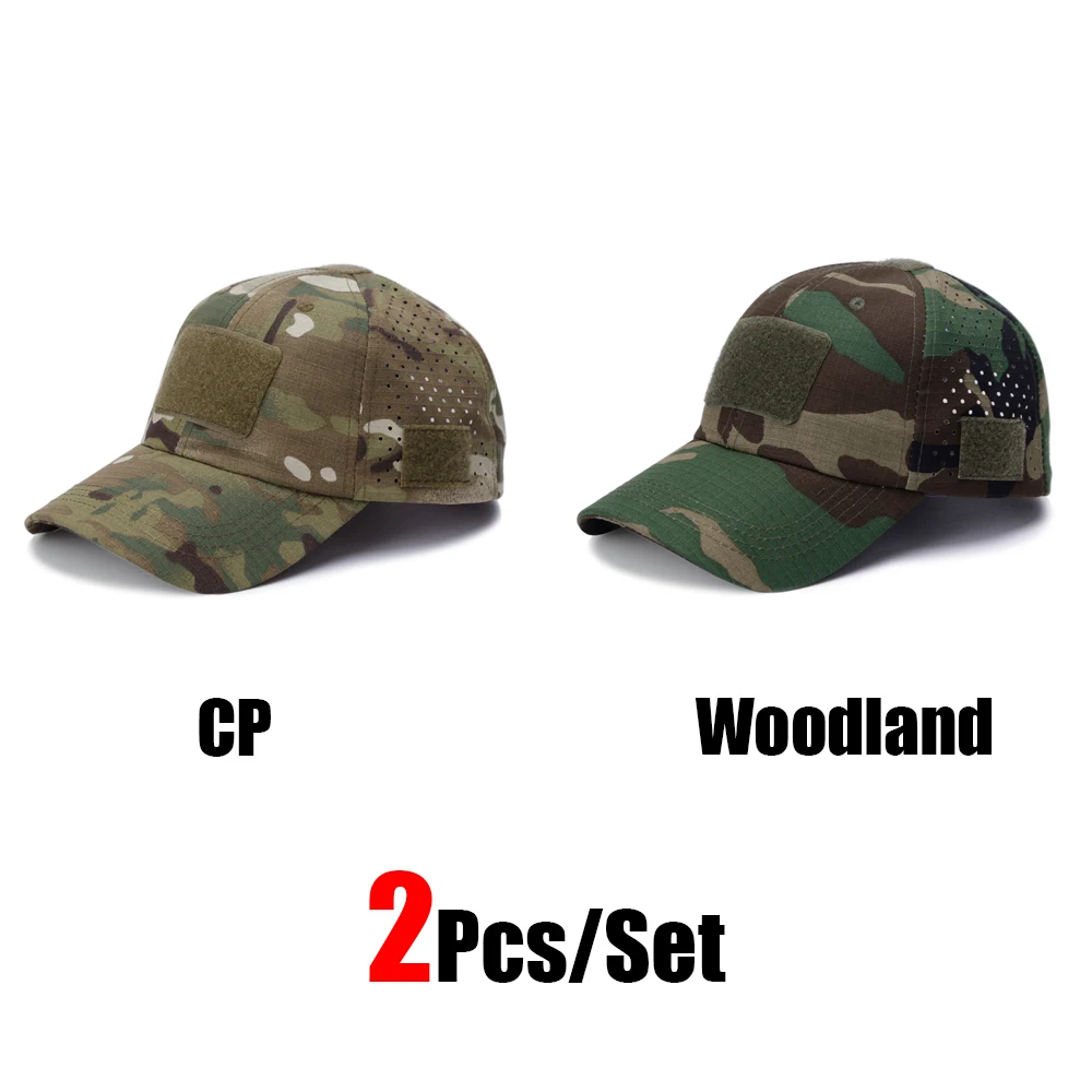 1/2 stücke Neue Männer Camouflage Baseball Kappe Atmungsaktive Sonnencreme Hut Outdoor Sport Jagd Wandern Camping Strand Angeln Sonnenhut