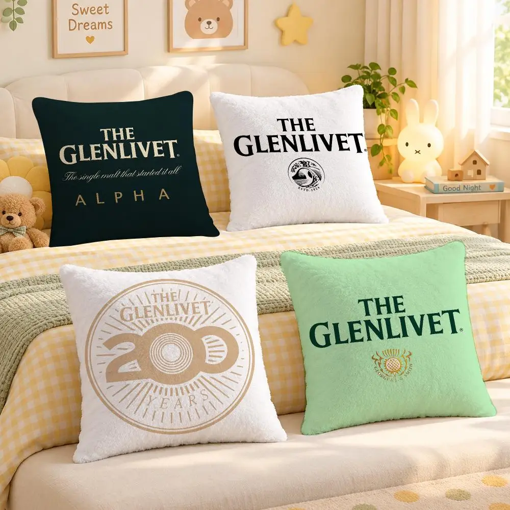 Whisky The Glenlivet Scotch Heritage Cushion Cover Personalized Decorative Living Room Home Sofa Bedroom Office Car Decor