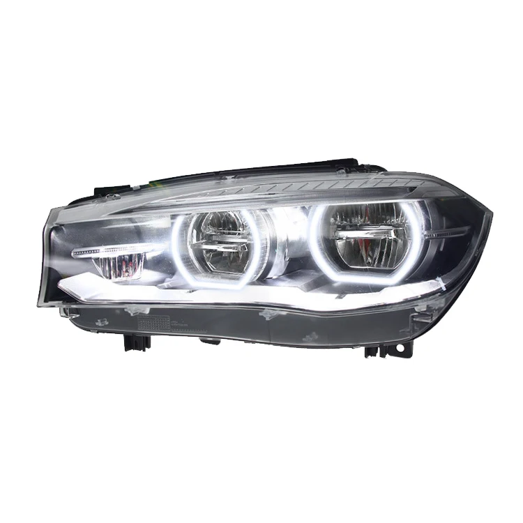 Upgrade low to high LED DRL headlight   front  for BMW X5 F15 2014-2018 Plug and play  lamp Accessories