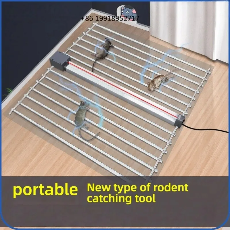 High-Voltage Mousetrap Infrared Automatic Electric Shock Mouse Trap Safe Continuous MouseTrap50x65CM/60x65CM/75x75CM JJ301
