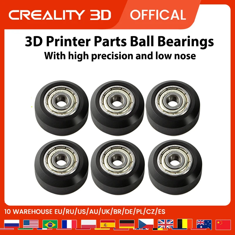 

CREALITY 3D Printer Parts Inner Size Carbon Steel Deep Groove Ball Bearing For 3D Printer