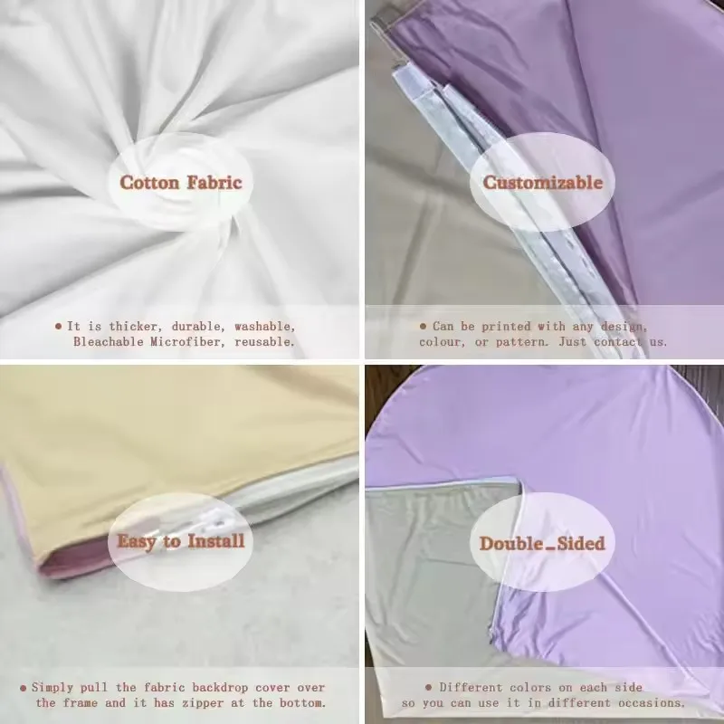 Single Side Arch Cover Chiara Backdrop Elastic