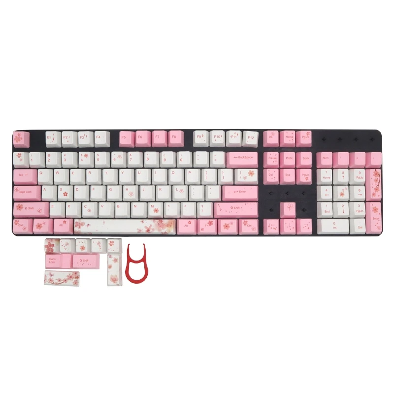 113Keys Cherry Keycaps PBT Dye Sublimation for Cherry MX Switches