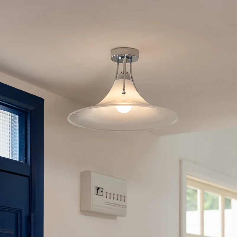 Designer Bauhaus Glass Ceiling Lights Bedroom Cloakroom Corridor Entrance Hall Balcony Minimalist Home Decoration Ceiling Lamps