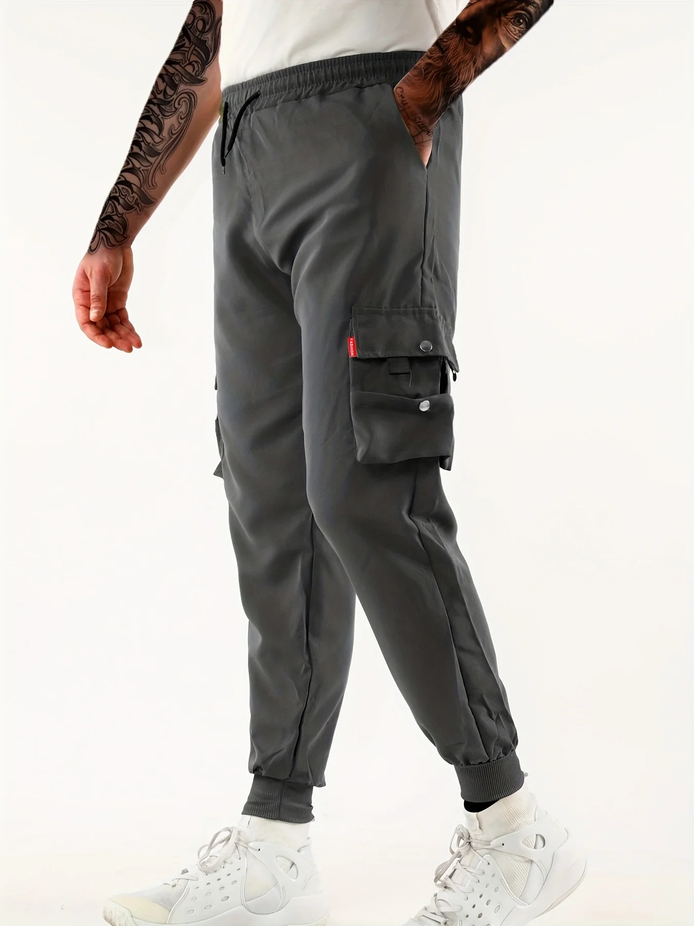 Men's and Korea's version of the Fashion Pants Ins Hong Kong brand crafty handsome men's trousers