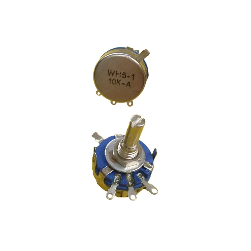 2Pcs WH5-1A Synthetic Carbon Film Potentiometer 470R 1K 10K 47K 4K7 100K 470K 220K 1K5 22K 1M ohm Adjustable Speed Resistor Pin