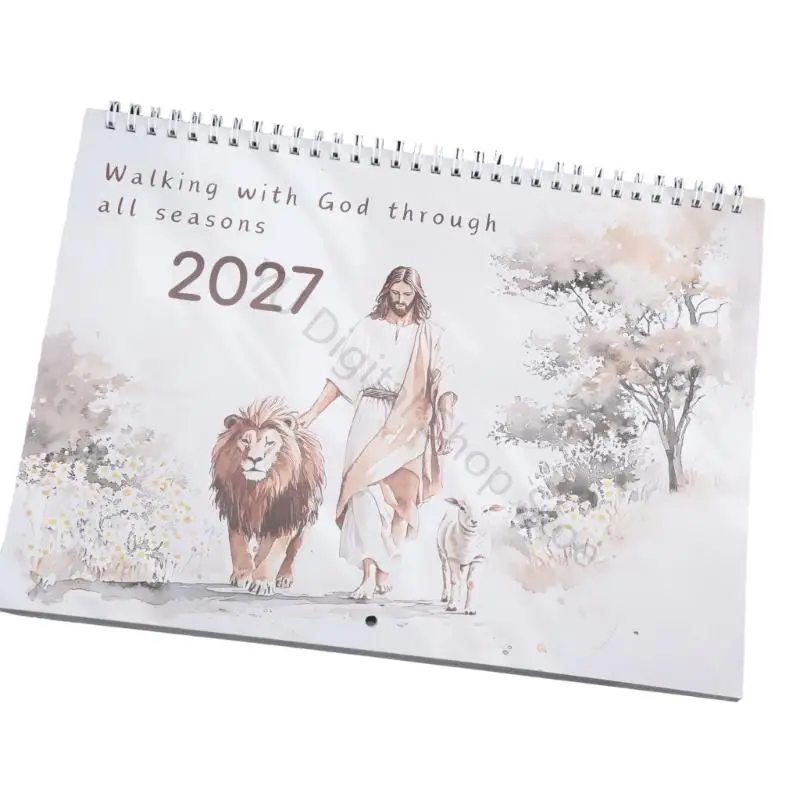 96BA 2027 Wandkalender für Büro- und Arbeitstische, aufgerollter Monatsplaner für tägliche Termine, Besprechungen – Detail 4