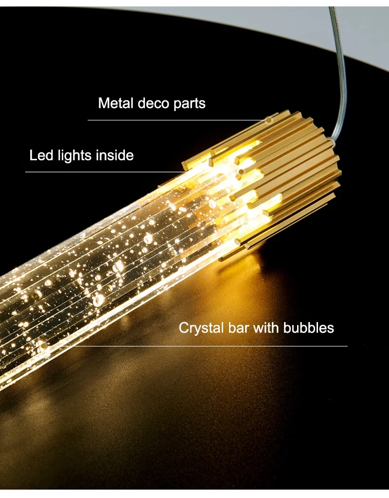 북유럽 크리스탈 펜던트 조명, LED 천장 램프, 침대 옆 걸이식 조명, 거실, 주방, 침실, 천장, 홈 데코