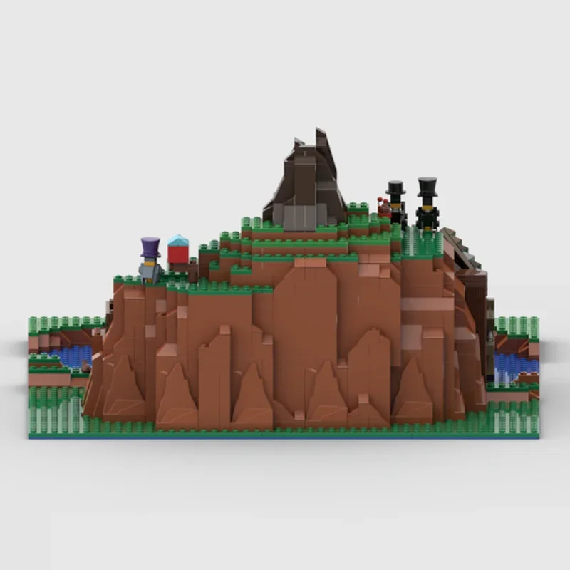 Klocki konstrukcyjne Moc, Splash Mountain, technologia, klocki modułowe, model, prezenty, zabawki świąteczne, zestawy DIY, montaż
