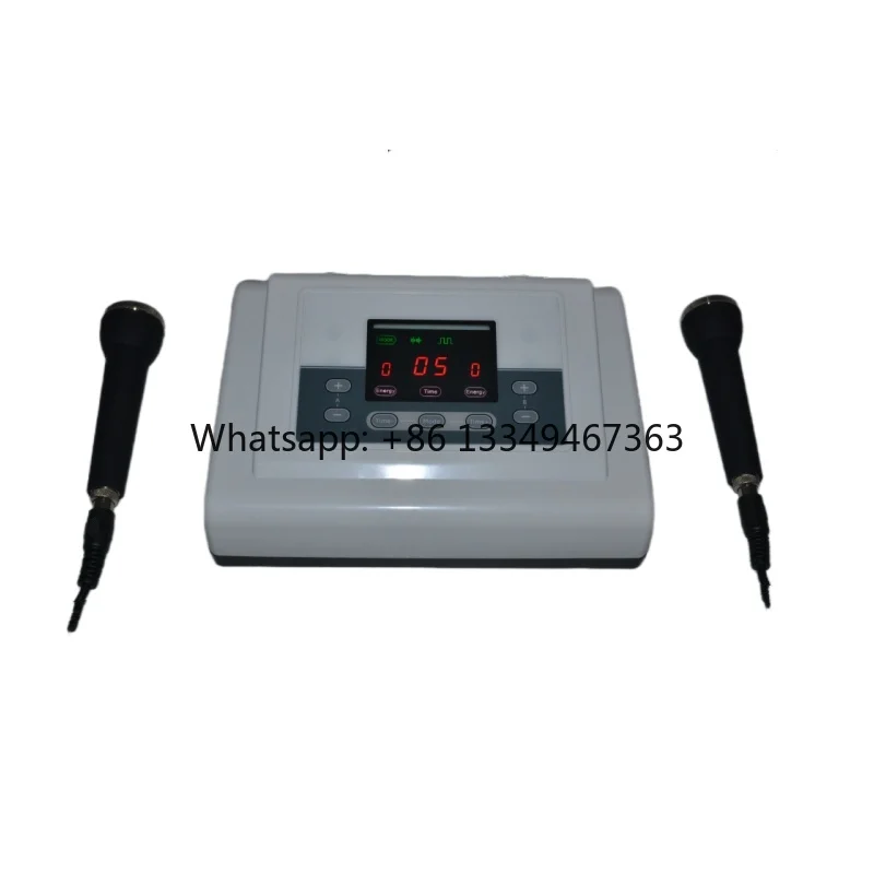 Pain Relief Double Handle Therapy 1Mhz Physiotherapy Portable Hospital Medical