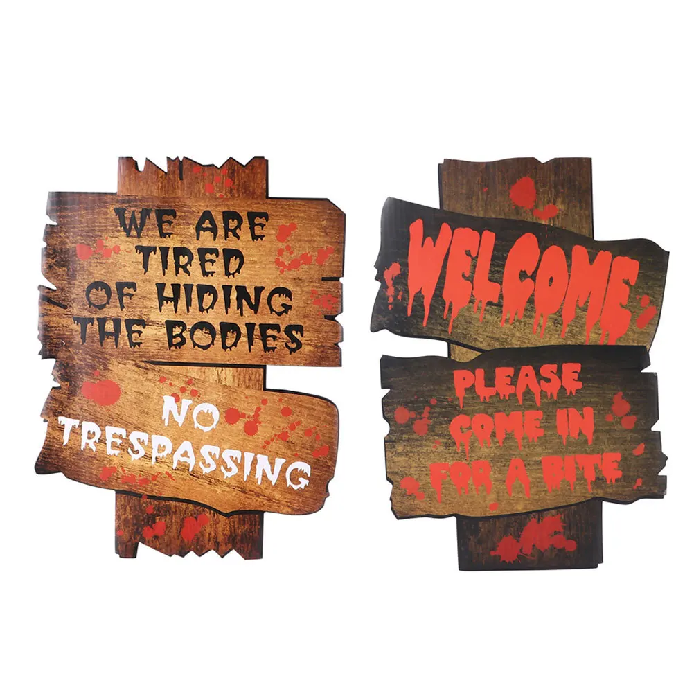 

2Pcs Halloween Yard Stakes Premium Texture Easy Install Lawn Decorations Halloween Yard Decorations Party Decoration