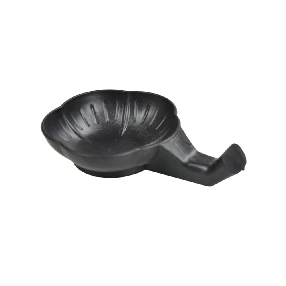 15Pcs Plastic Ink Dish Ink Plate Black Artistic Shape for Calligraphy Painting Brush Pen Holder Chinese Calligraphy Color Mixing