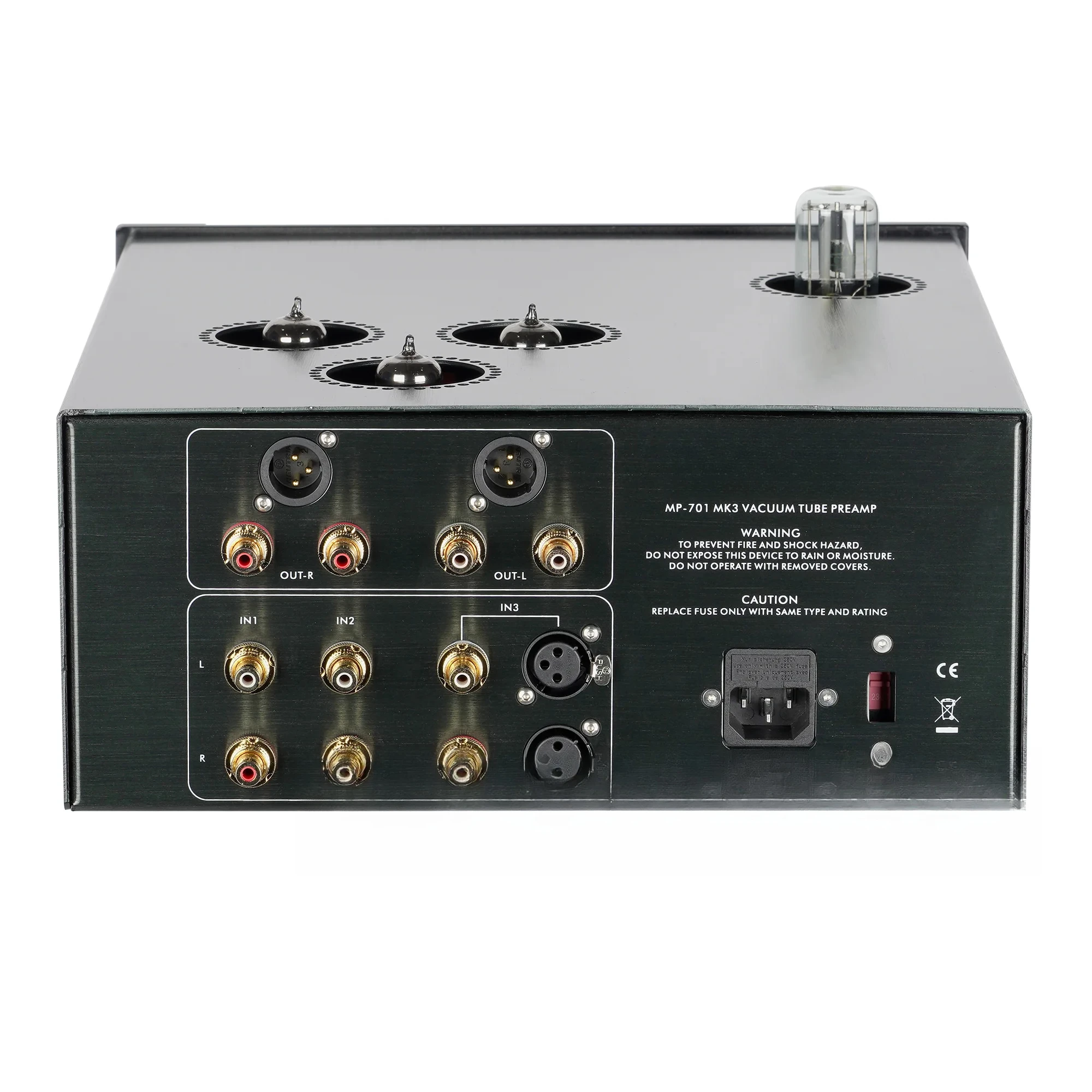

2026 Hot Selling MP-701-MK3 Pre Amplifier 6Z5P 5R4 6N11 12AU7 Vacuum Tube Pre Amplifier Voltage Selection 110V-120V / 220V-240V