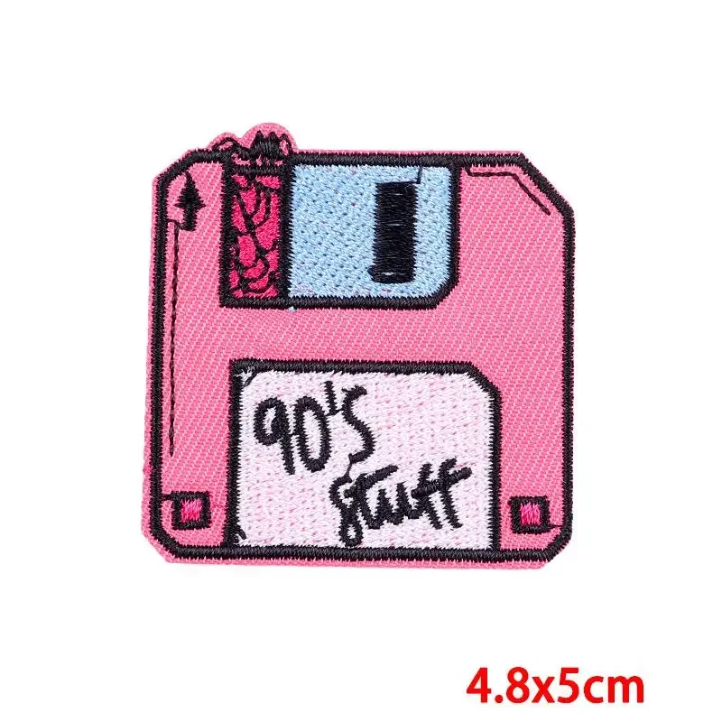 Embroidered Patch Iron On Patches for Clothing Pocket STAY FOCUSED Clothes Stickers Fabric Sewing Thermal Adhesive Applique