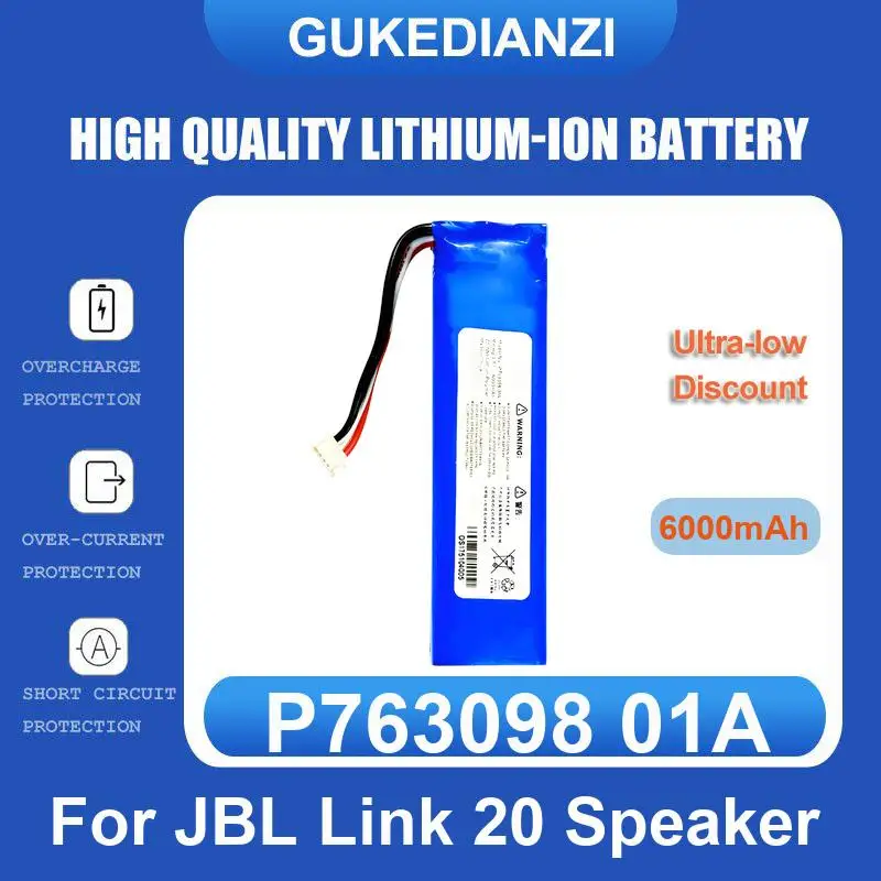 Battery For JBL Link 20 Speaker Pulse 5 Partybox Encore Essential