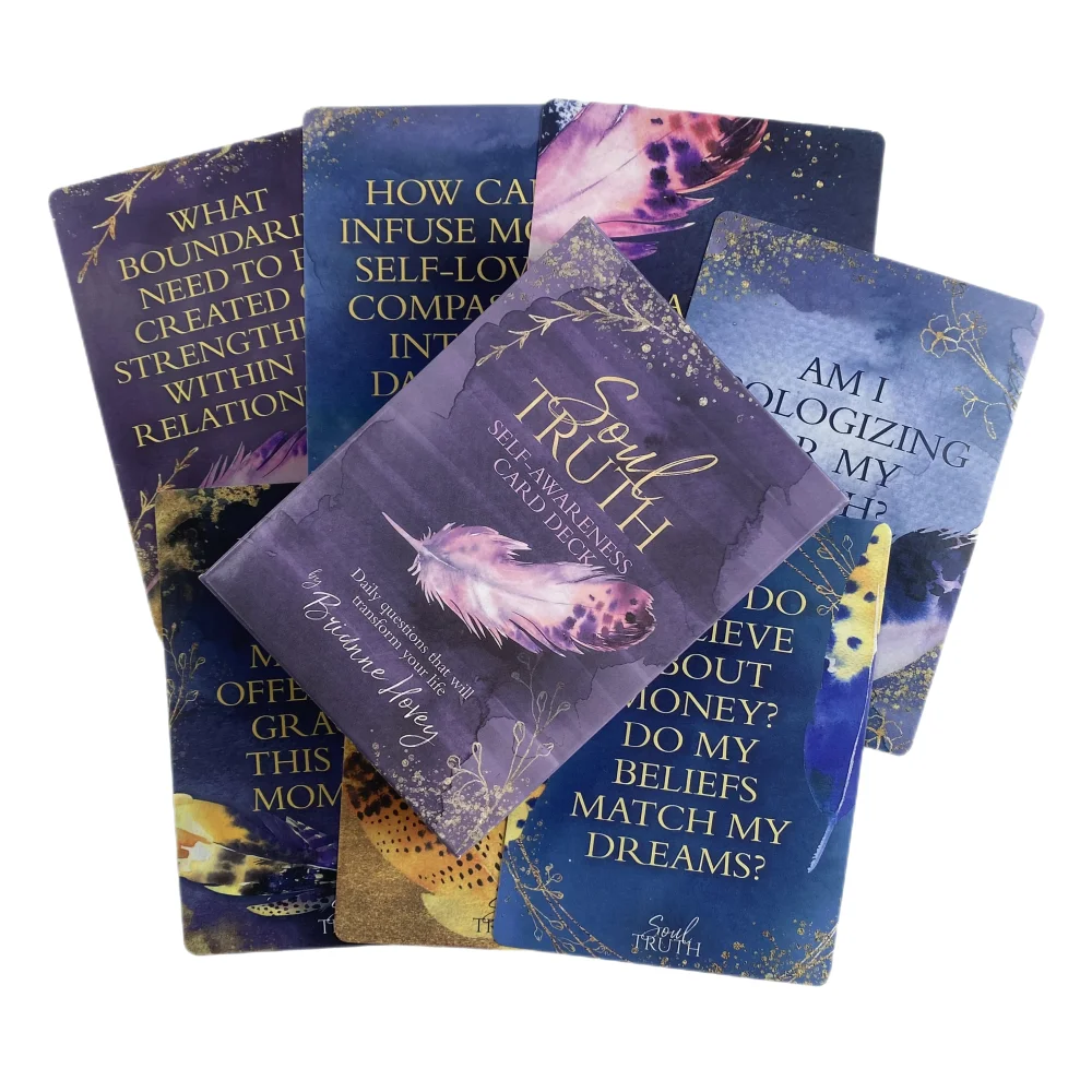 NEW Soul Truth Self-Awareness Oracle Cards Deck Daily Questions That Will Transform Your Life Tarot Oracle Cards Best Gifts