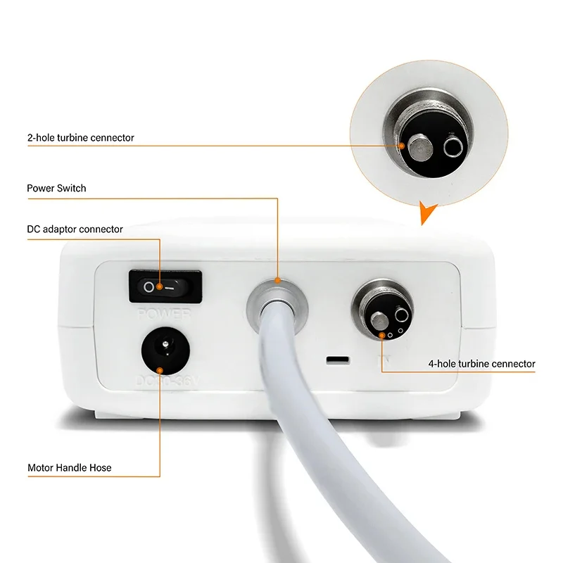 Dental Brushless Electric Motor Unit Internal Water Spray 1:1 1: 5 LED Fiber Optic Contra Angle Handpiece Dental Clinical