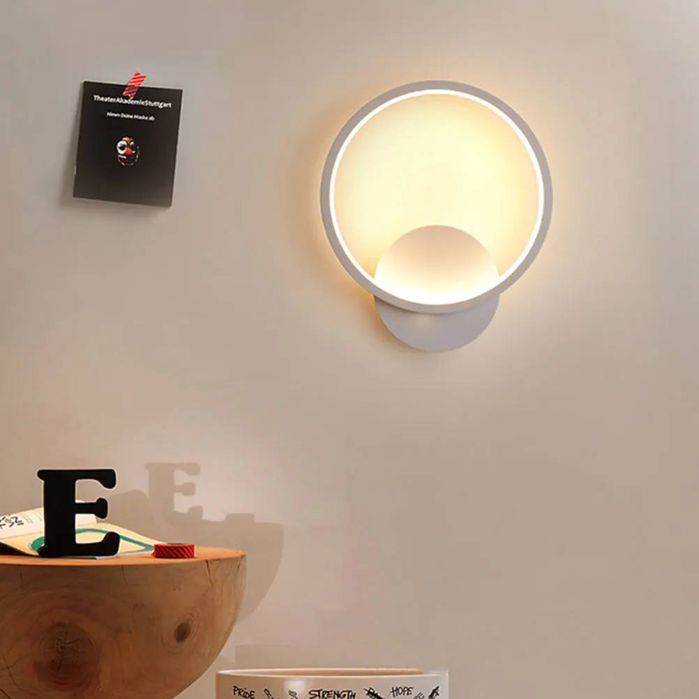 

1pc Durable Wall-Mounted Lamp Bedside Light For Home Bedroom Balcony Wall-Mounted Lamp Corridor Modern Chandelier Silver