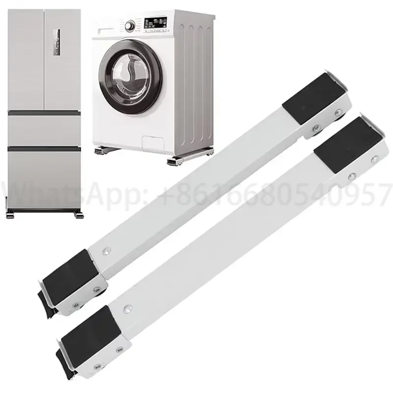 Support Universal Bracket Holder 4 Wheels Product Adjustable Washer Dryer Base Stainless Mini Mobile Wheel Movable Fridge
