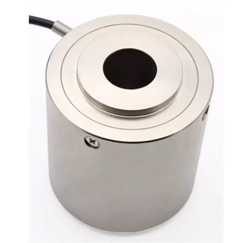 NEW LCHX-A02 0-5T 10T 20T 30T 50T Through Hole Column Type Load Cell Circular Weighing Sensor for Pressure Testing Machine