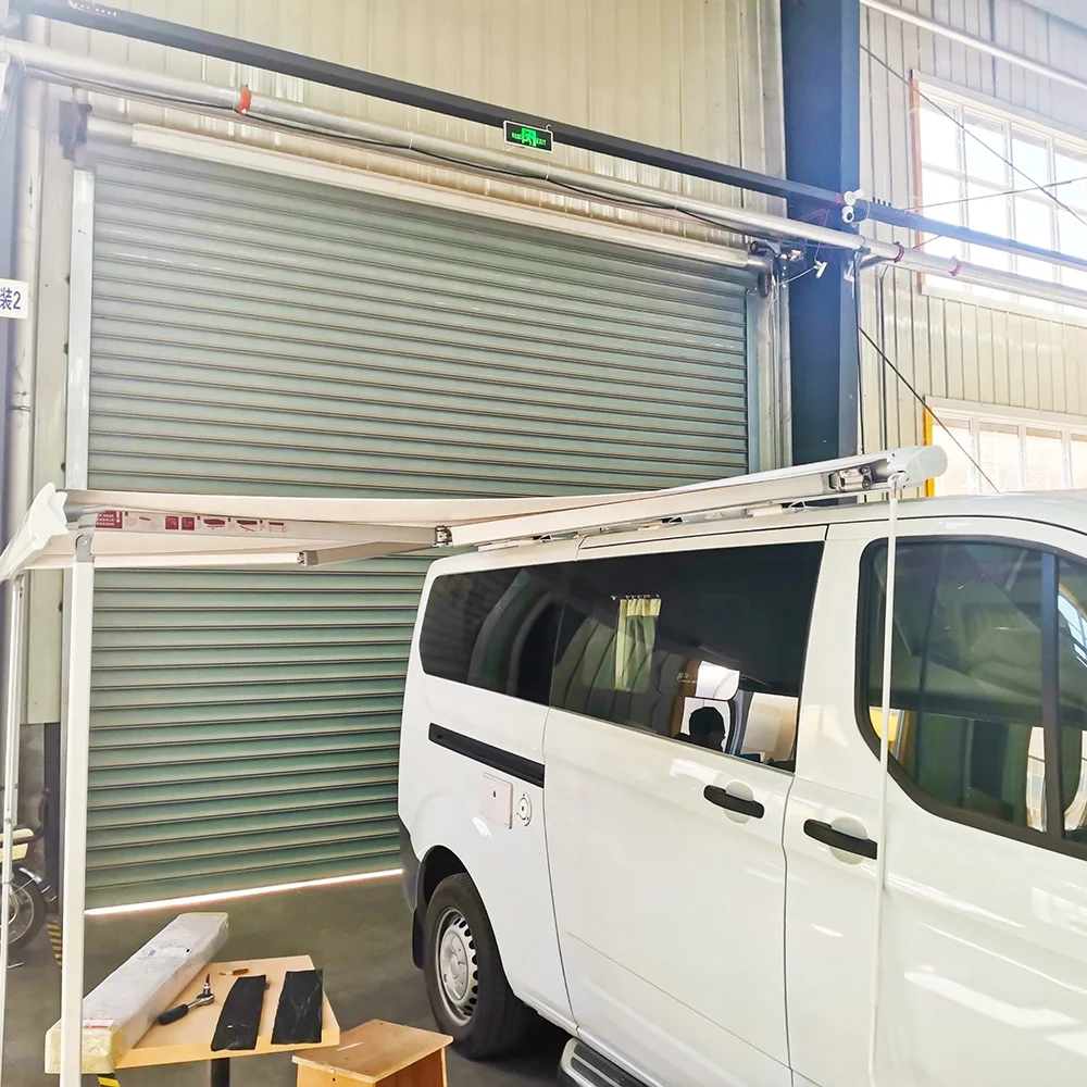 Tenda RV Kanopi Manual Atap Terpasang Di Atas Soleflex S35