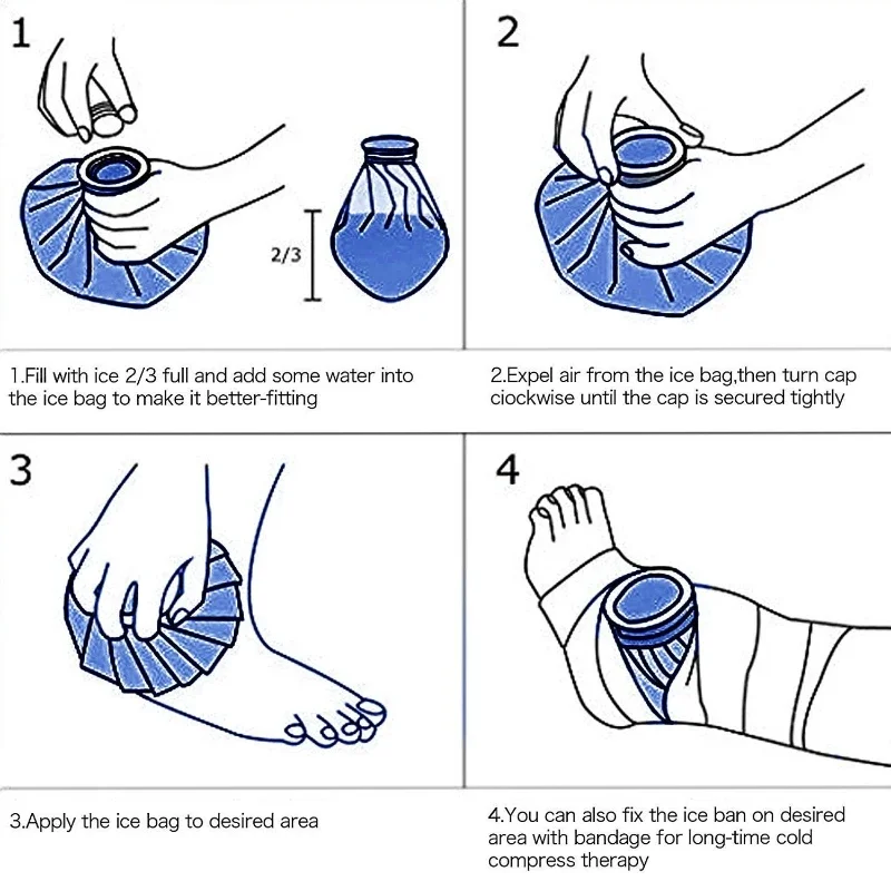 Профессиональная повязка для ледяной сумки, ранцевый обтягивающий компресс для телячьей руки, колена, лодыжки, плеча, шеи, горячего и холодного цвета