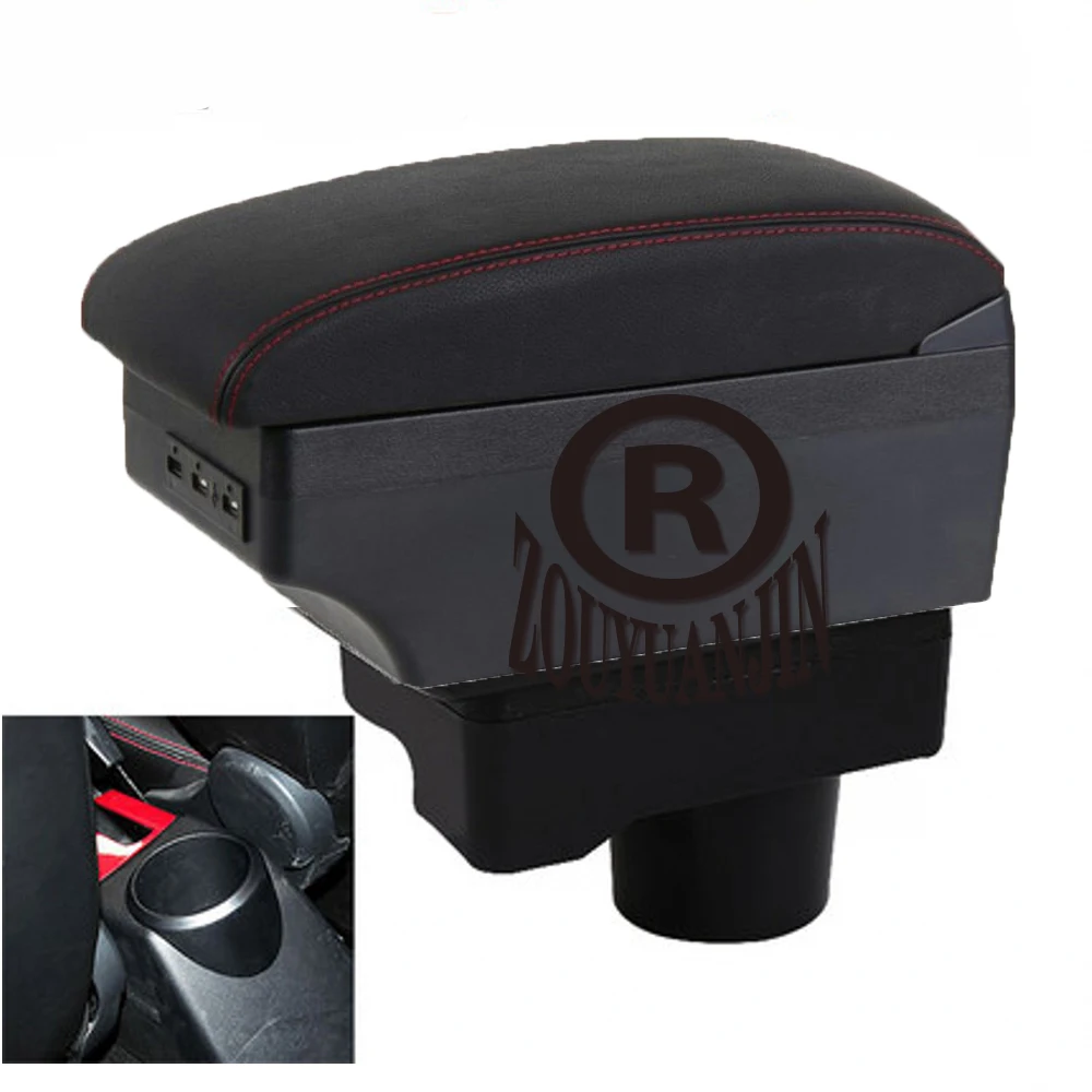 For FAW Ou Lang Armrest Box Arm Elbow Rest Car Center Console Storage Case Modification Accessories with Cup Holder USB