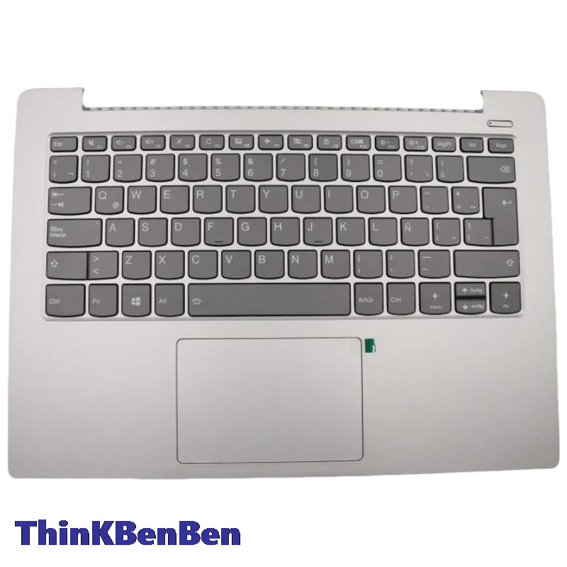 LAS Latin Spanish Platinum Grey Keyboard Upper Case Palmrest Shell Cover For Lenovo Ideapad 330S 14 14IKB 14AST 5CB0R07693