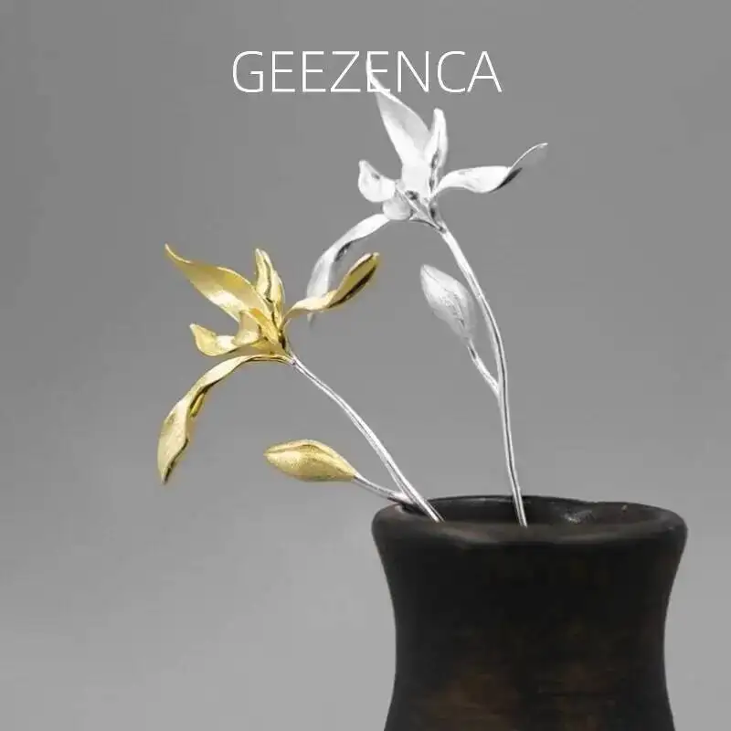 geezenca-broches-fleur-d'orchidee-3d-en-argent-sterling-925-pour-femme-plante-esthetique-accessoires-de-vetements-chics-Epingles-nouveau-cadeau-de-ix