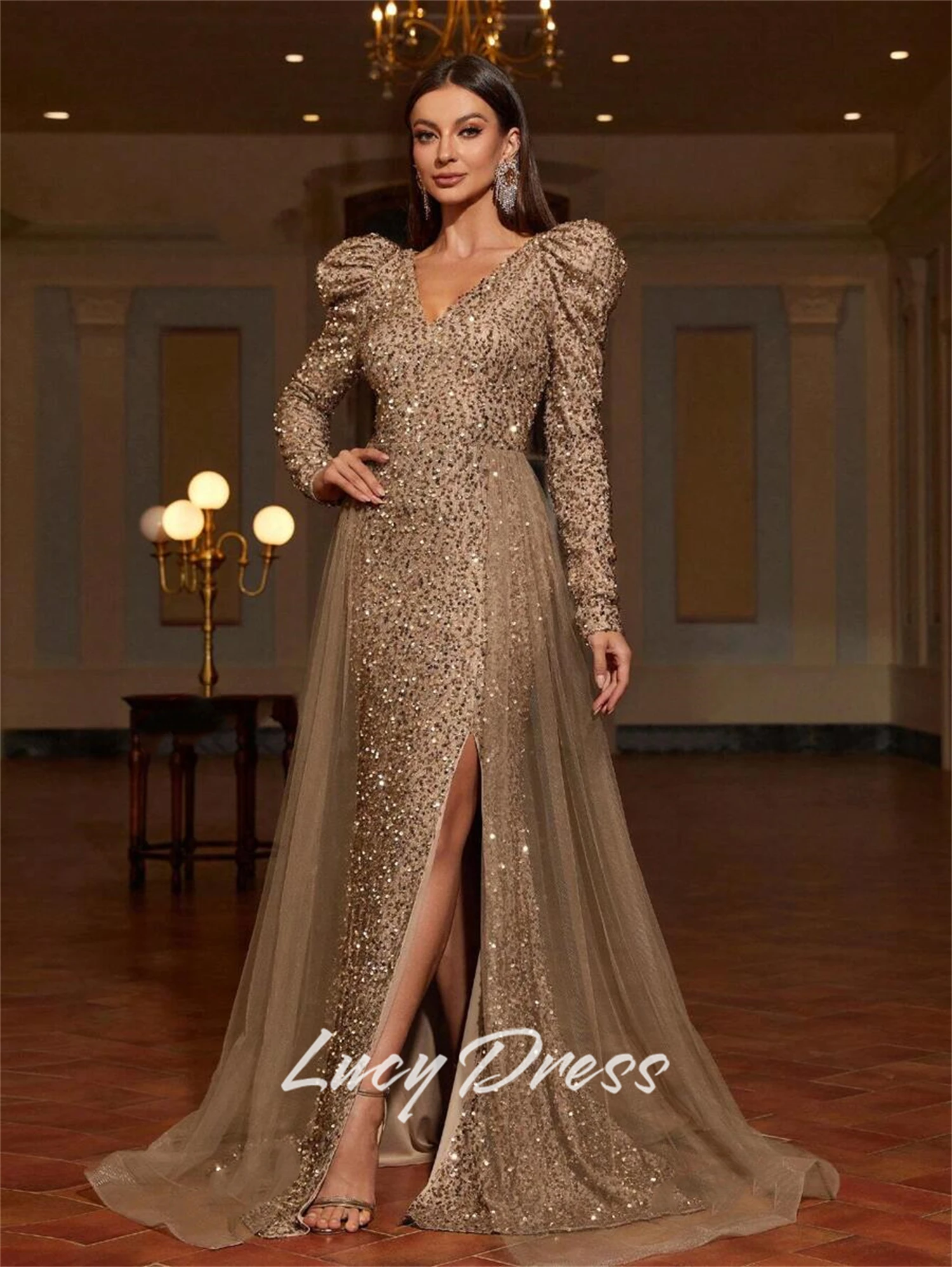 Lucy Aangepaste Avondjurken Vrouw Elegante Feestjurken 2025 Vrouw Speciale Gelegenheidsjurk Zeemeermin Galajurken Feestjurk