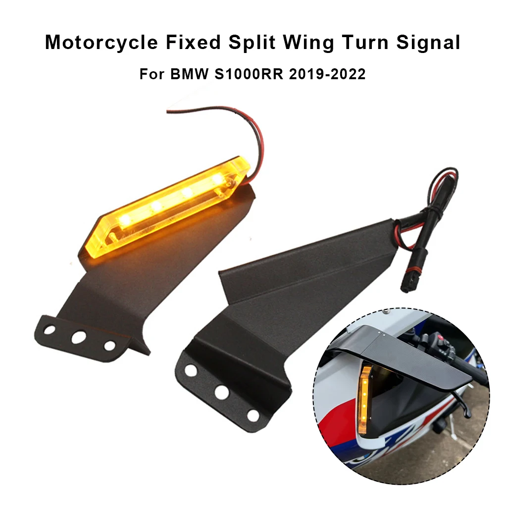 2pieces Motorcycle High-performance LED Front Turn Signal Light Upgrade Safety High Performance