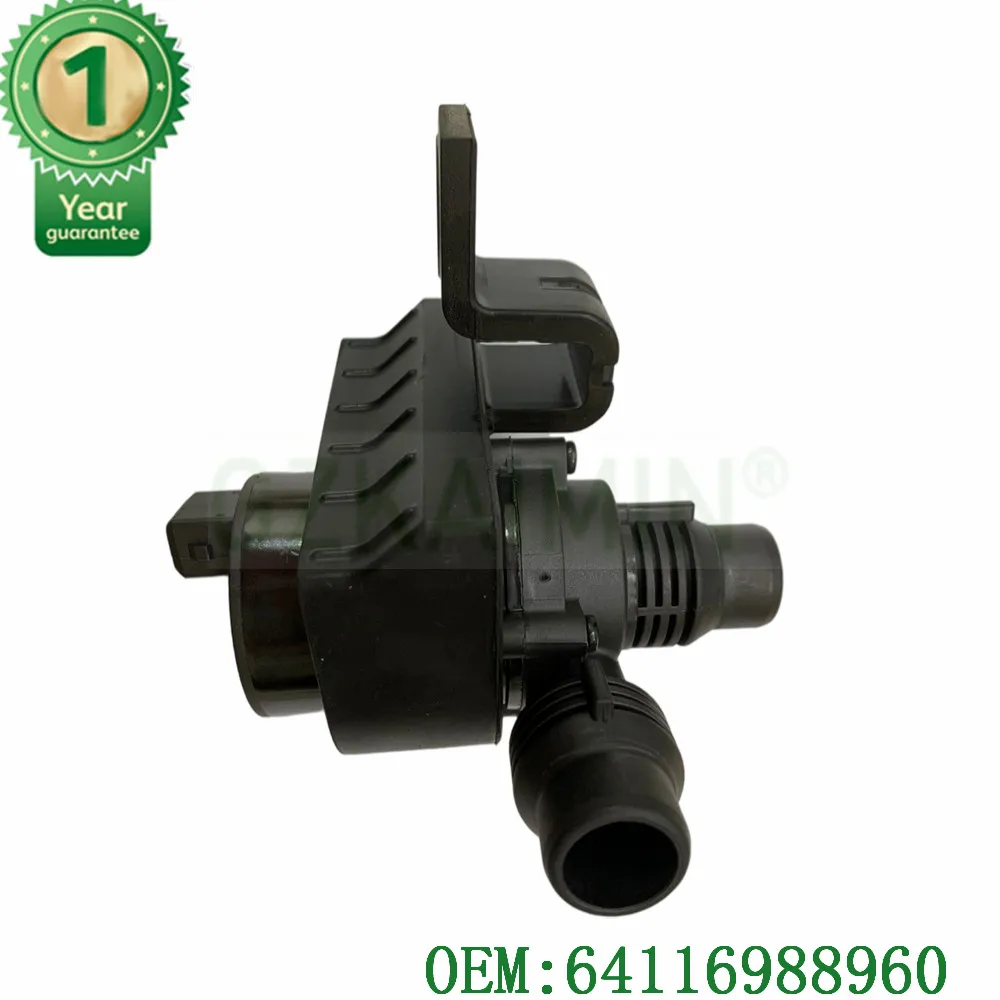 Auxiliary Water Pump OEM 64116988960 For BMW E60 E61 E63 E64 X5 E38 520 2001-2010 AWP BM 004A